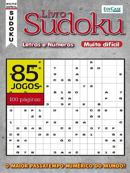 Title details for Sudoku Números e Desafios by EDICASE GESTAO DE NEGOCIOS EIRELI - Available